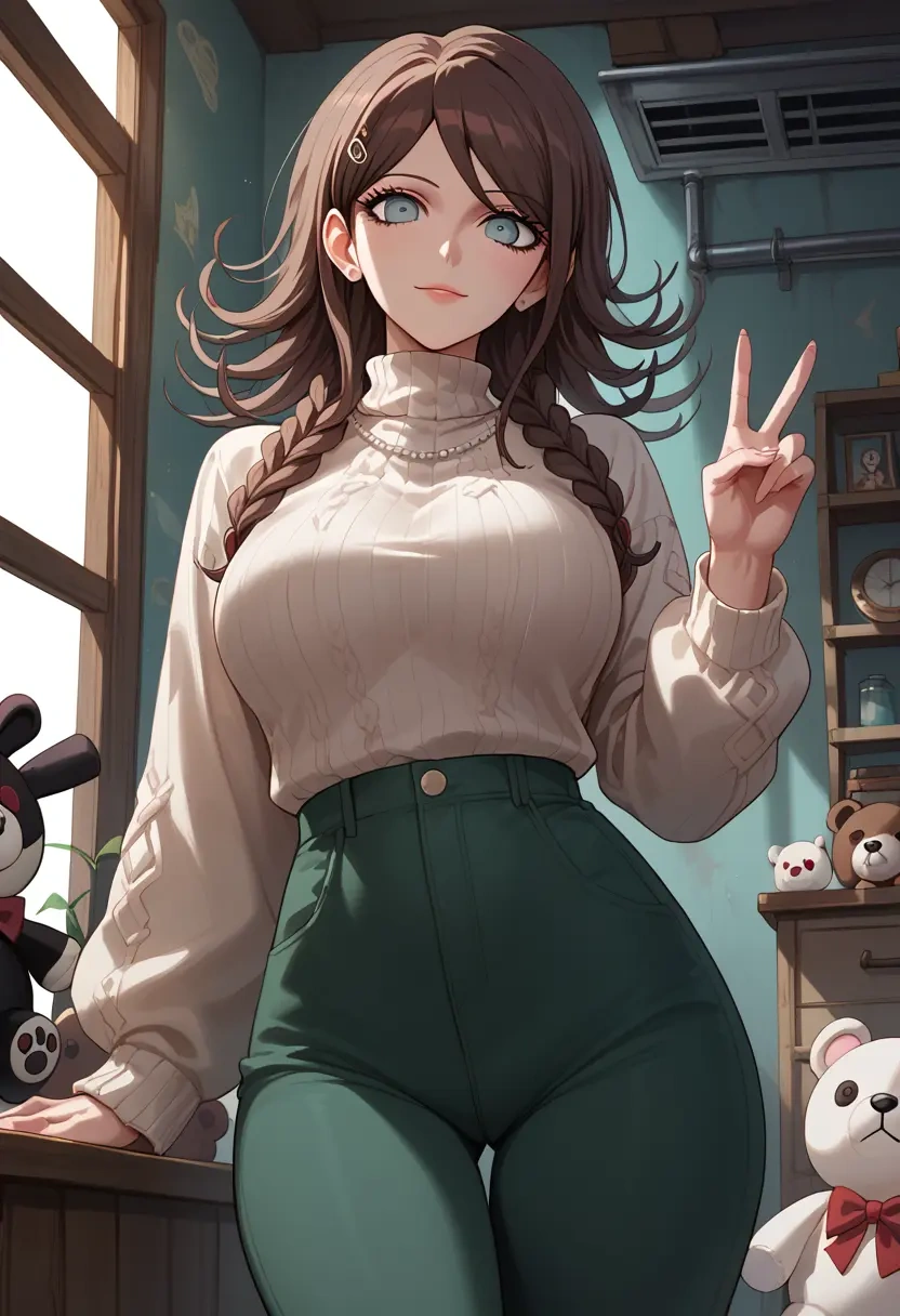 danganronpa_(series),monokuma,sweater  - 