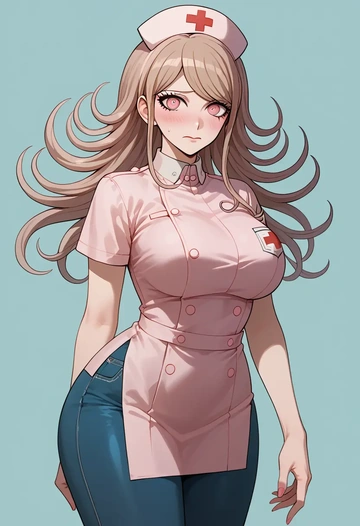 danganronpa_(series),monomi_(danganronpa),nurse  - AI generated anime art