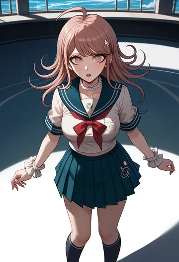 danganronpa_(series),monomi_(danganronpa),sailor, uniform  - AI generated anime art