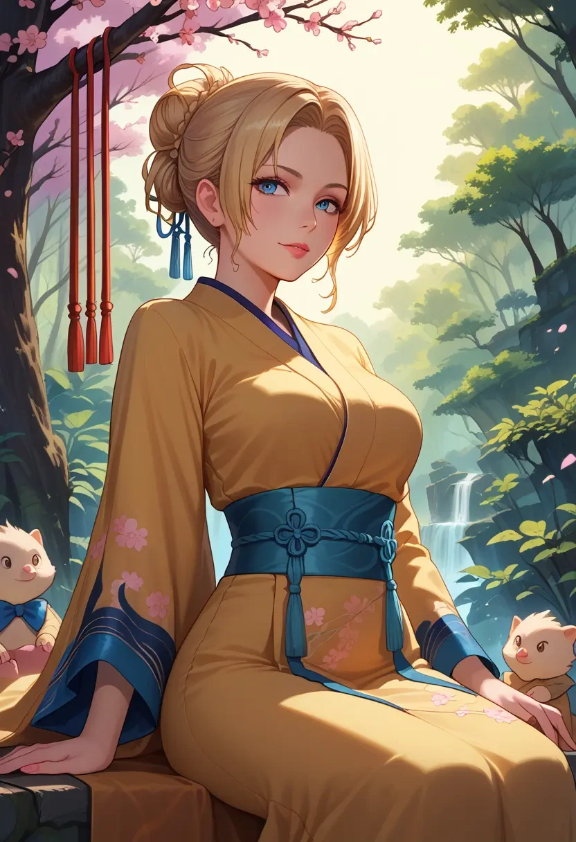 final_fantasy,moogle,kimono  - 