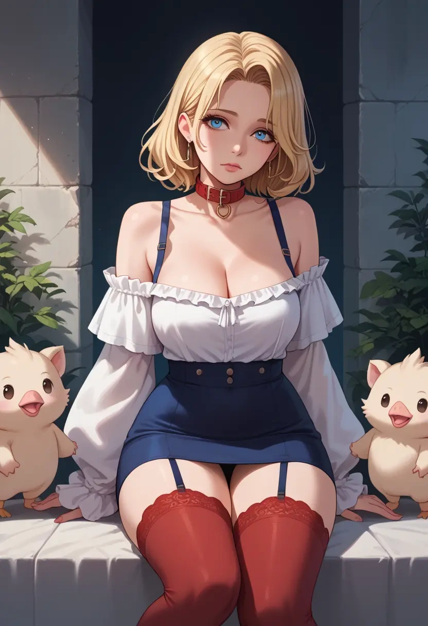 final_fantasy,moogle,collar,oversized,Thigh garters  - 