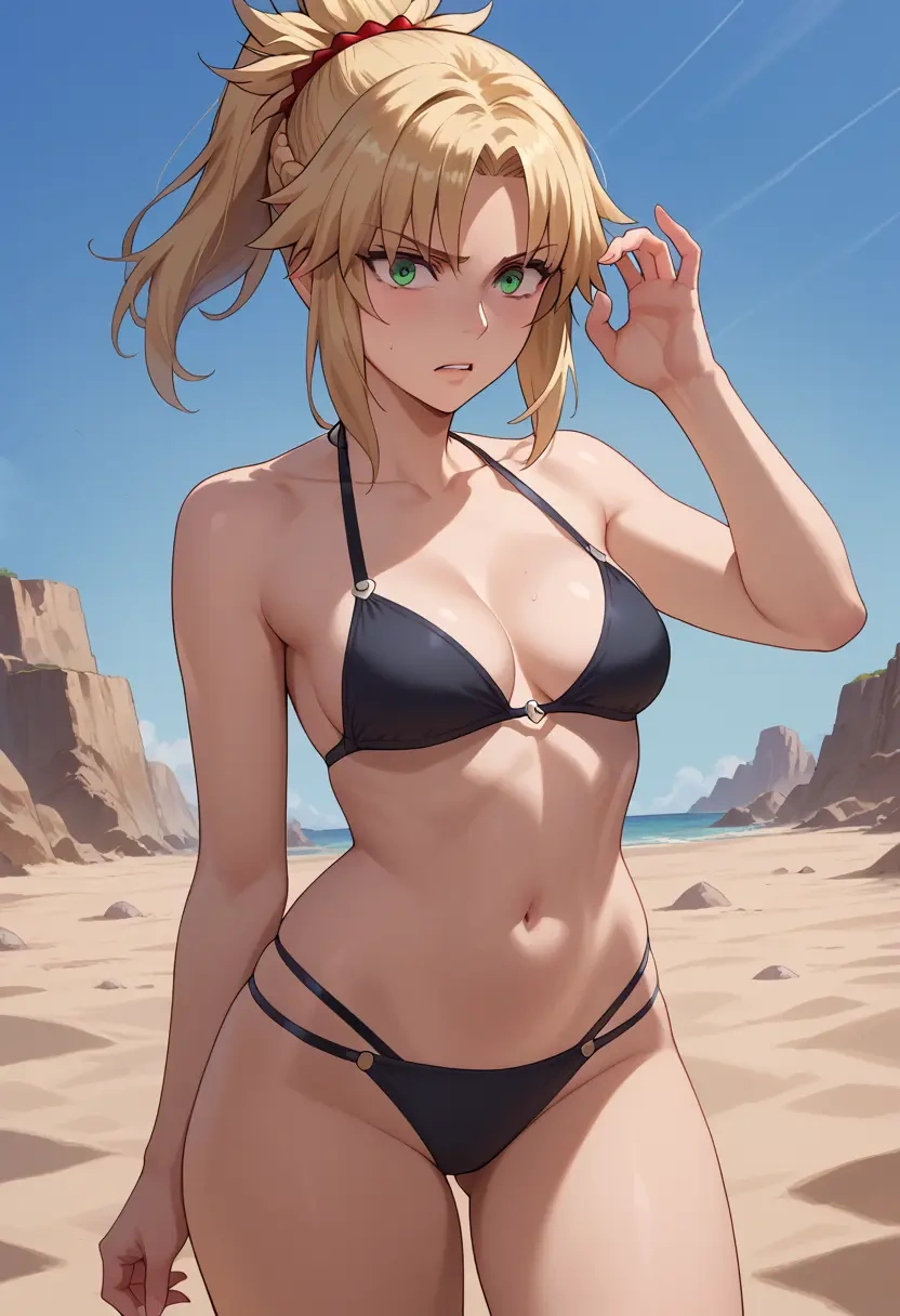 fate_(series),mordred_(fate),black bikini  - 