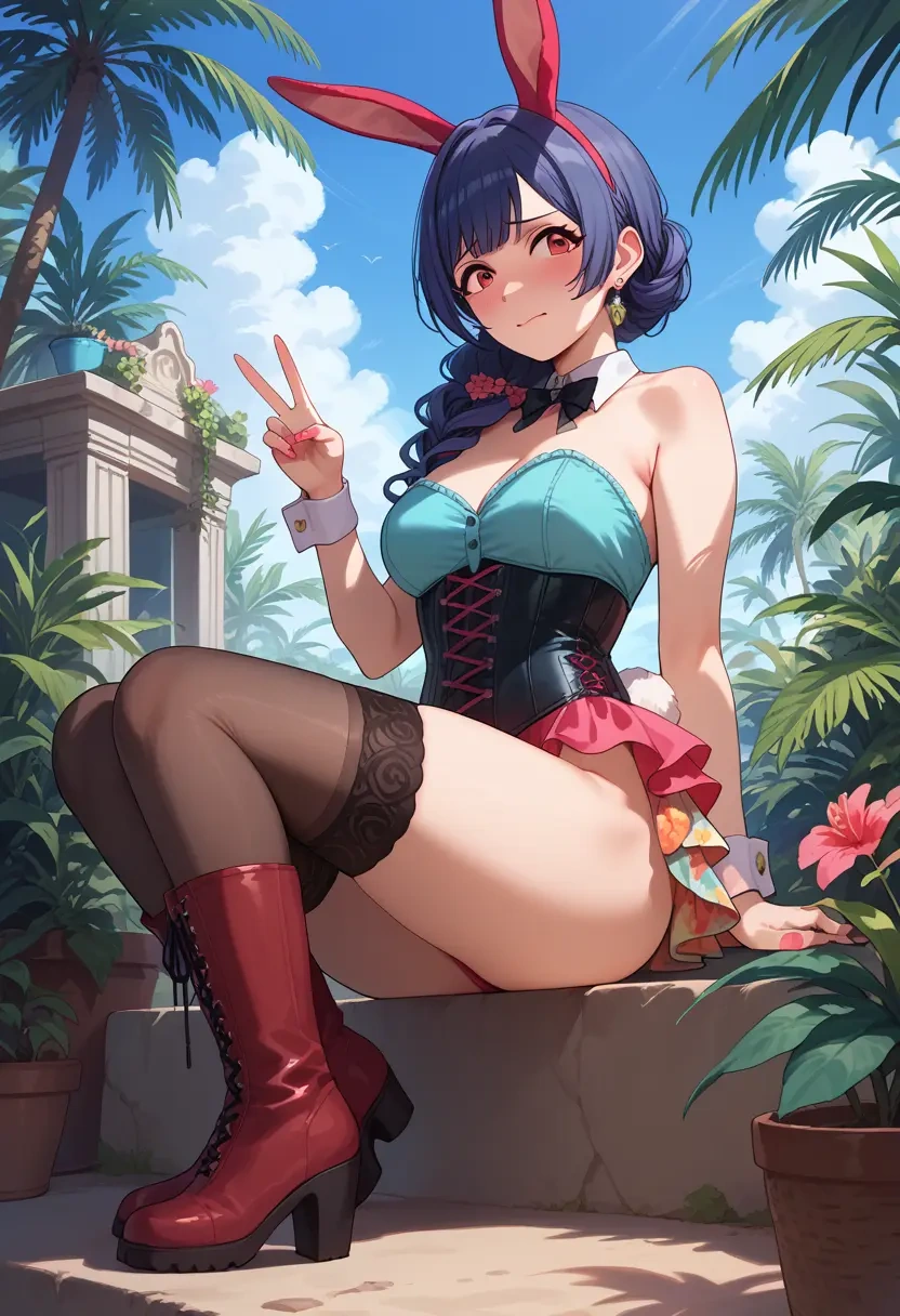 idolmaster,morino_rinze,bunny girl  - 