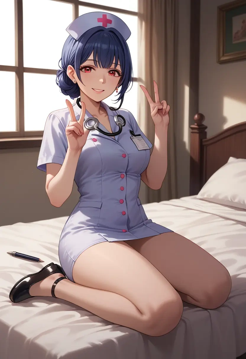 idolmaster,morino_rinze,nurse  - 