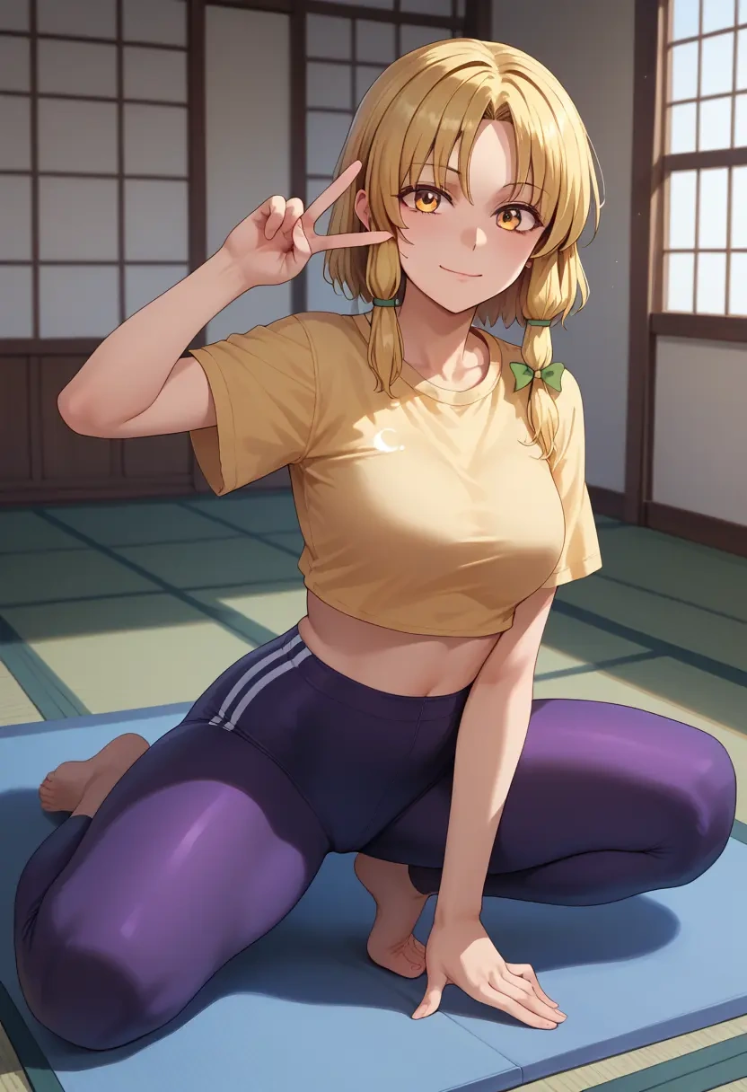 touhou,moriya_suwako,yaga pants  - 