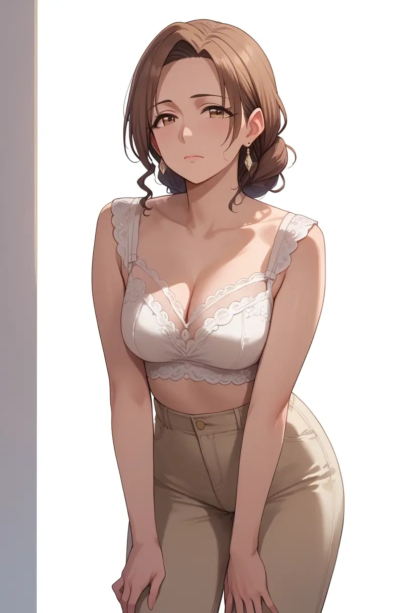 idolmaster,moroboshi_kirari,pants,wide-leg,strappy top  - 