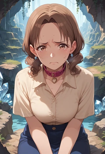 idolmaster,moroboshi_kirari,polo shirt,tennis skirt  - AI generated anime art