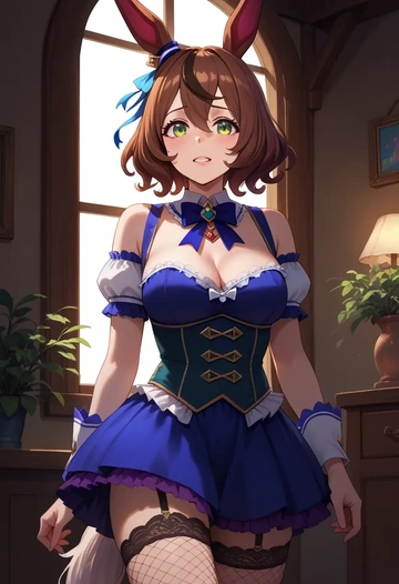 umamusume,mr._c.b._(umamusume),bunny girl, sexy,stockings  - AI generated anime art