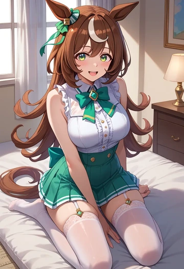 umamusume,mr._c.b._(umamusume),mini skirt, stockings  - AI generated anime art