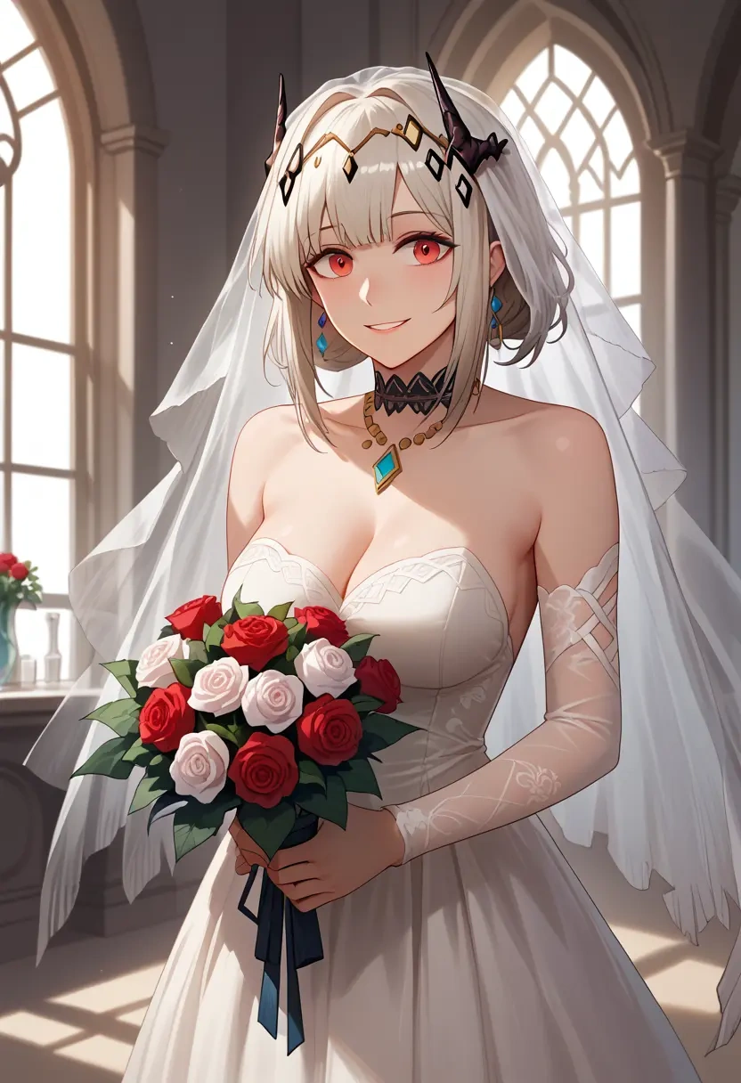 arknights,mudrock_(arknights),wedding  - 