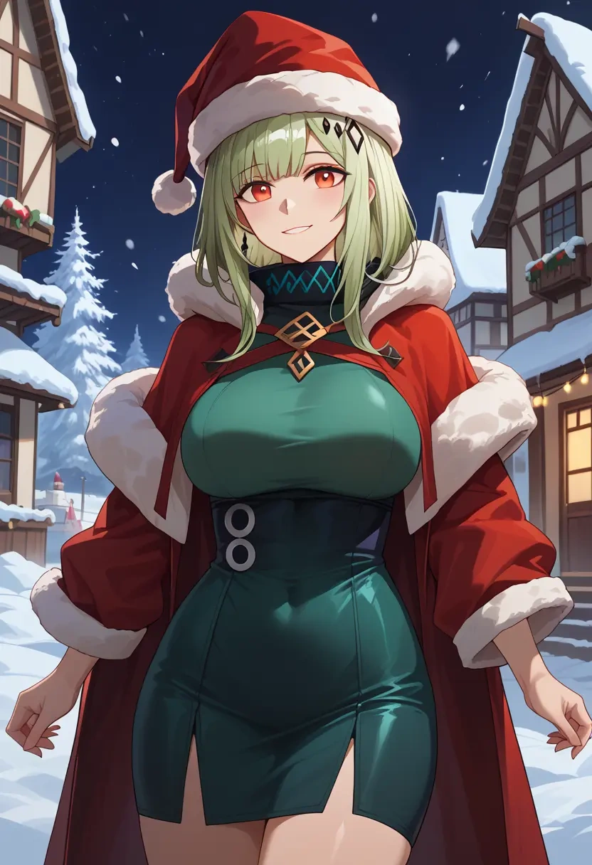 arknights,mudrock_(arknights),Christmas,dress  - 