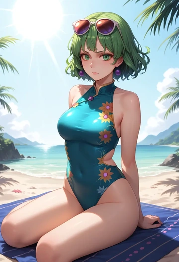 touhou,murasa_minamitsu,swimsuit,sexy  - AI generated anime art