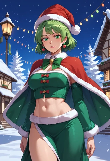 touhou,murasa_minamitsu,Christmas,dress  - AI generated anime art