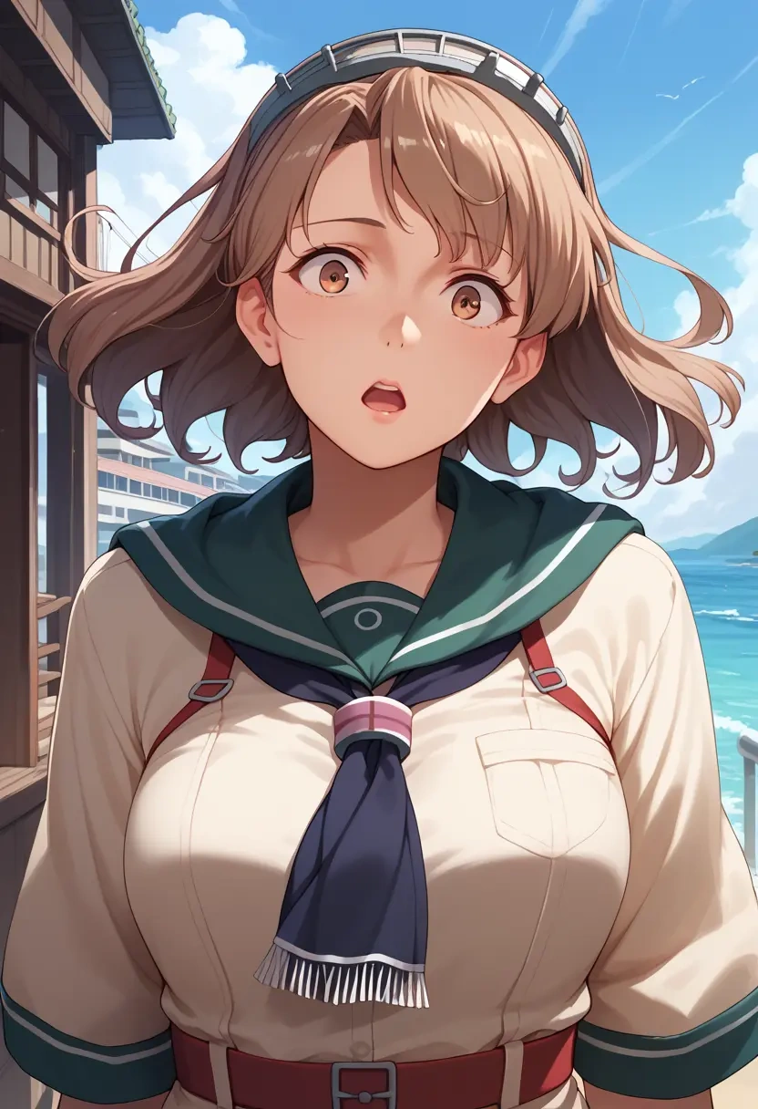 kantai_collection,murasame_(kancolle),crop windbreaker,shorts  - 