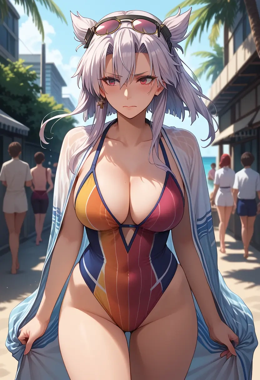 kantai_collection,musashi_(kancolle),swimsuit,sexy  - 