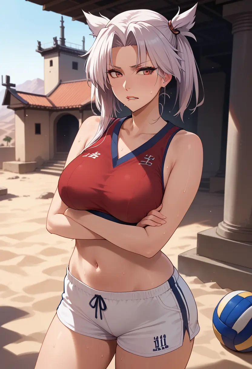 kantai_collection,musashi_(kancolle),volleyball uniform  - 