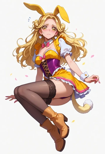 precure,myoudouin_itsuki,bunny girl  - AI generated anime art