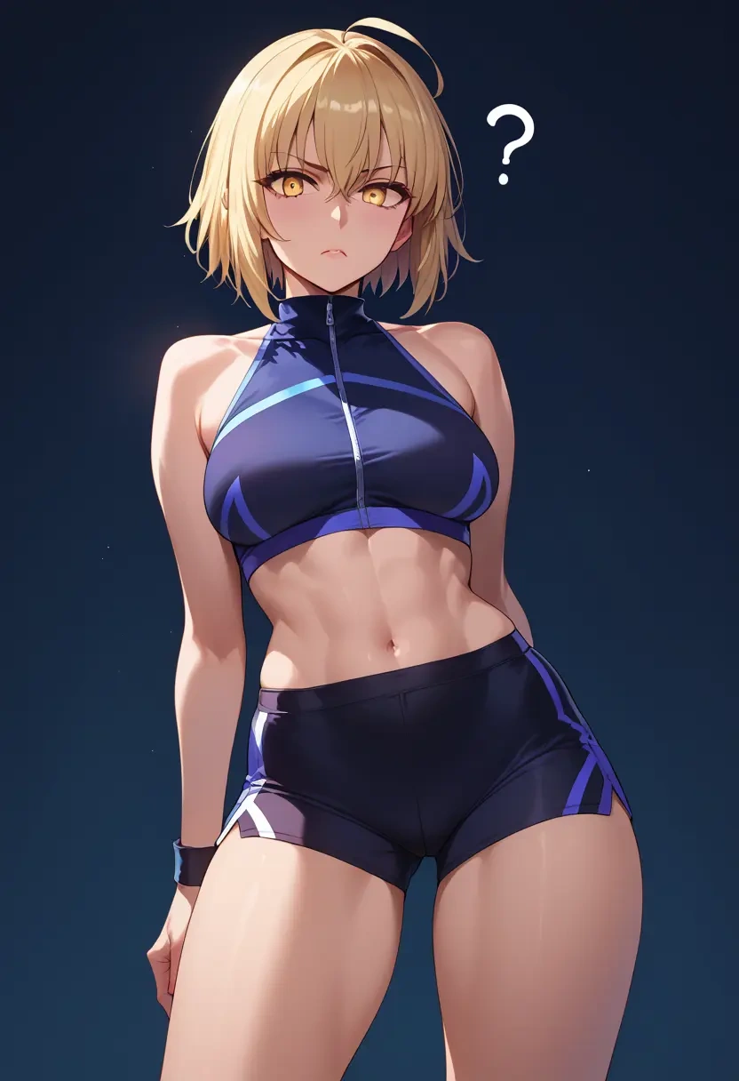 fate_(series),mysterious_heroine_x_alter_(fate),yoga shorts  - 