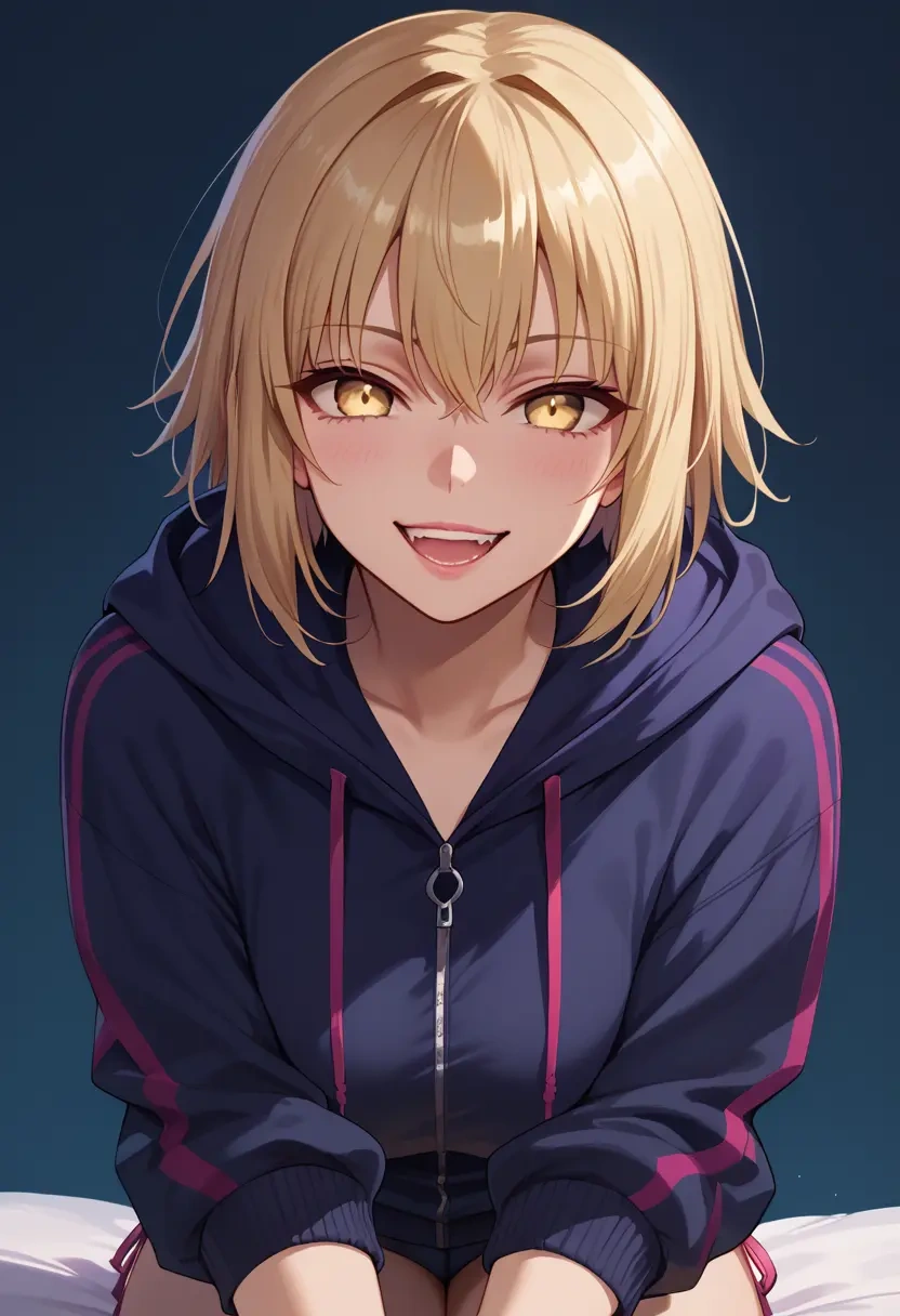 fate_(series),mysterious_heroine_x_alter_(fate),hoodie,cropped,high-waisted joggers  - 