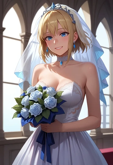 fate_(series),mysterious_heroine_xx_(fate),wedding  - AI generated anime art