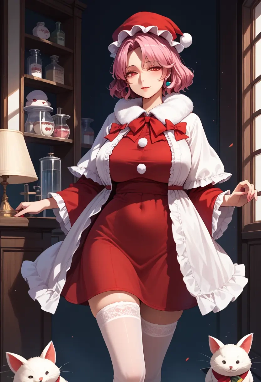 touhou,mystia_lorelei,Christmas,sexy, stockings,  - 