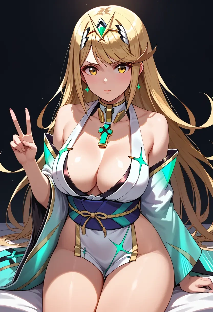 xenoblade_chronicles_(series),mythra_(xenoblade),kimono,sexy  - 