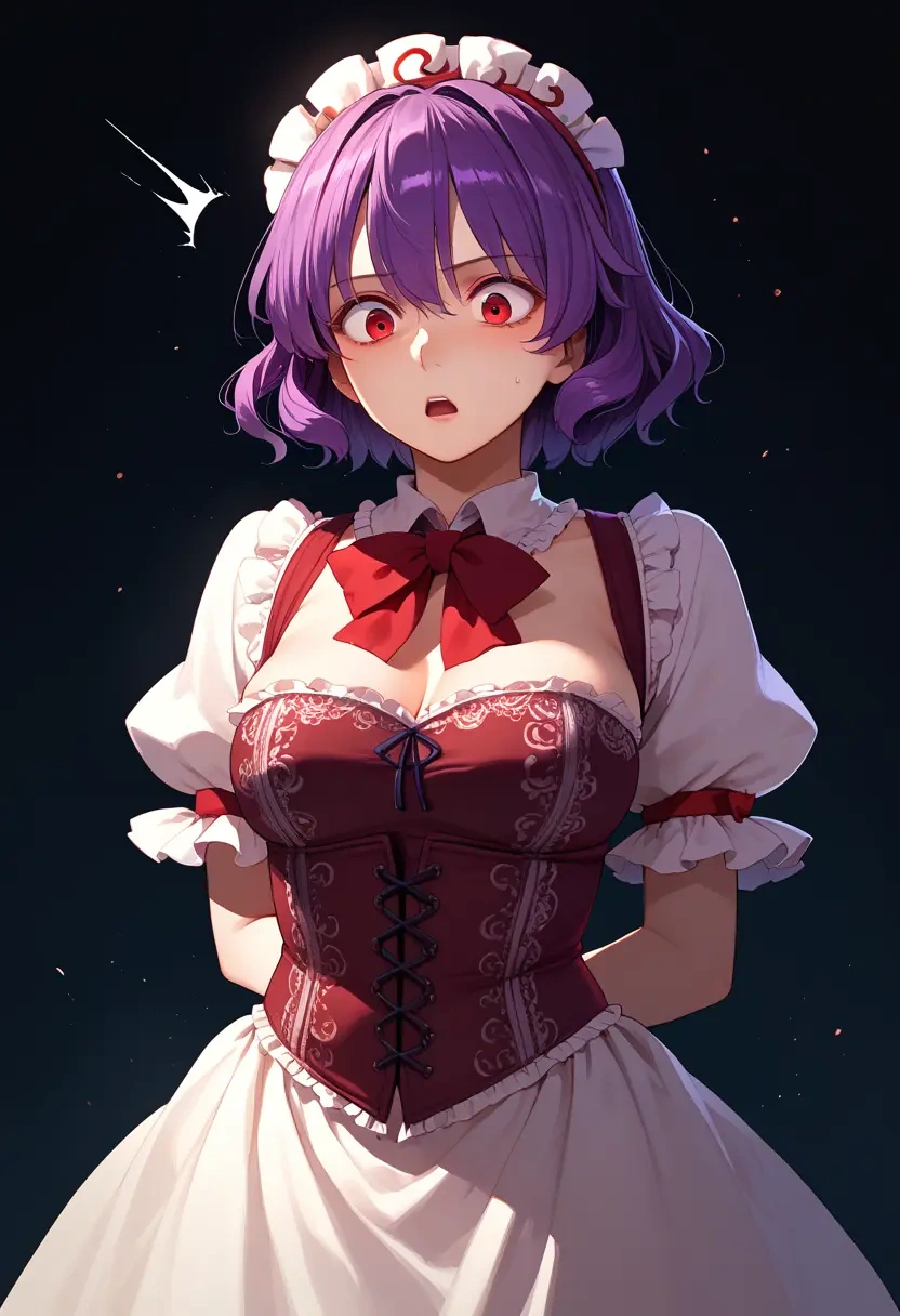 touhou,nagae_iku,vampire corset,lace blouse,velvet skirt  - 