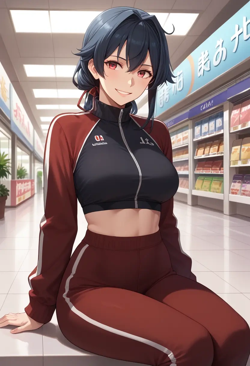 kantai_collection,nagato_(kancolle),athletic,track suit  - 