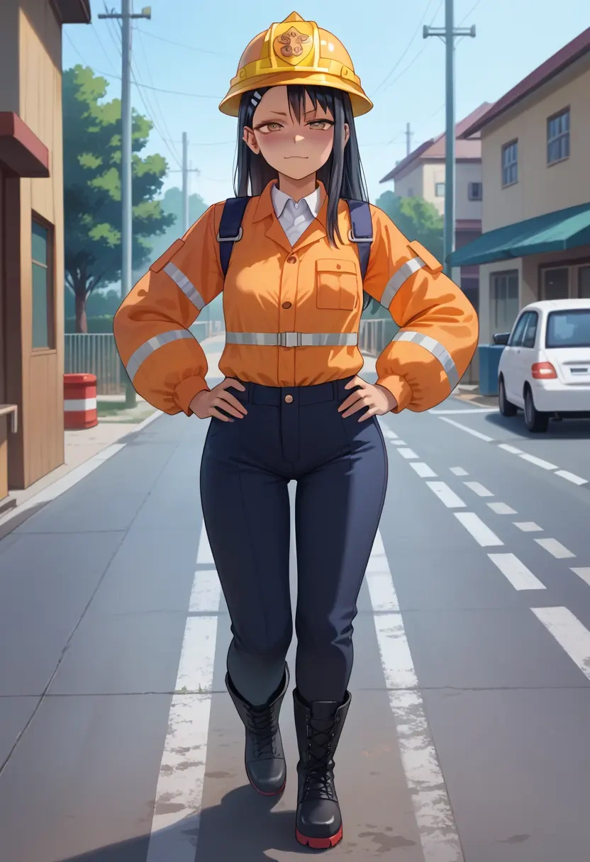 ijiranaide_nagatoro_san,nagatoro_hayase,firefighter  - 