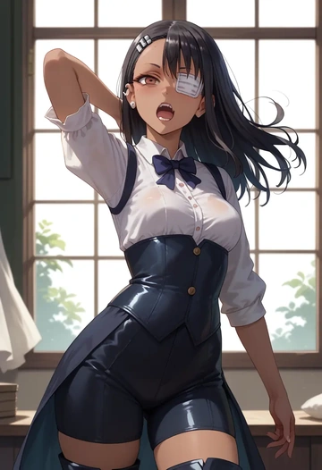 ijiranaide_nagatoro_san,nagatoro_hayase,pirate  - AI generated anime art