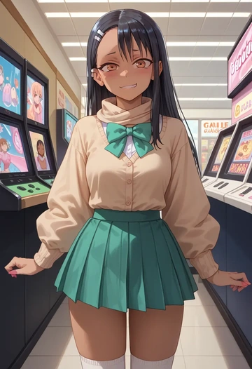 ijiranaide_nagatoro_san,nagatoro_hayase,spring,student uniform,blouse  - AI generated anime art