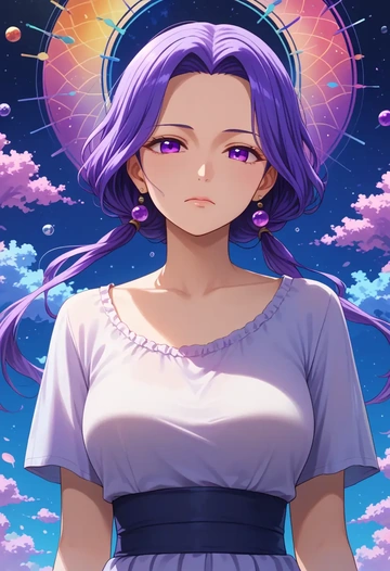 kannagi,nagi_(kannagi),abstract art blouse,dolphin shorts  - AI generated anime art