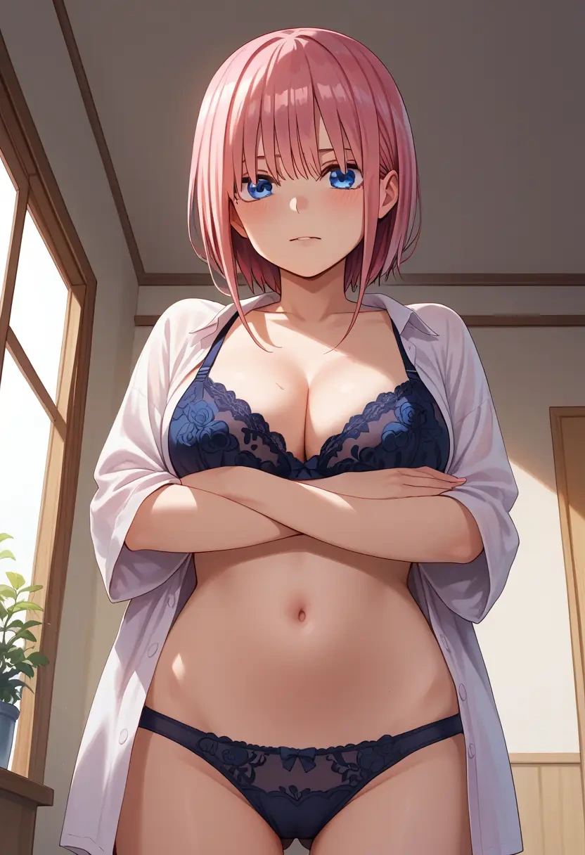 go_toubun_no_hanayome,nakano_ichika,lingerie,sexy  - 