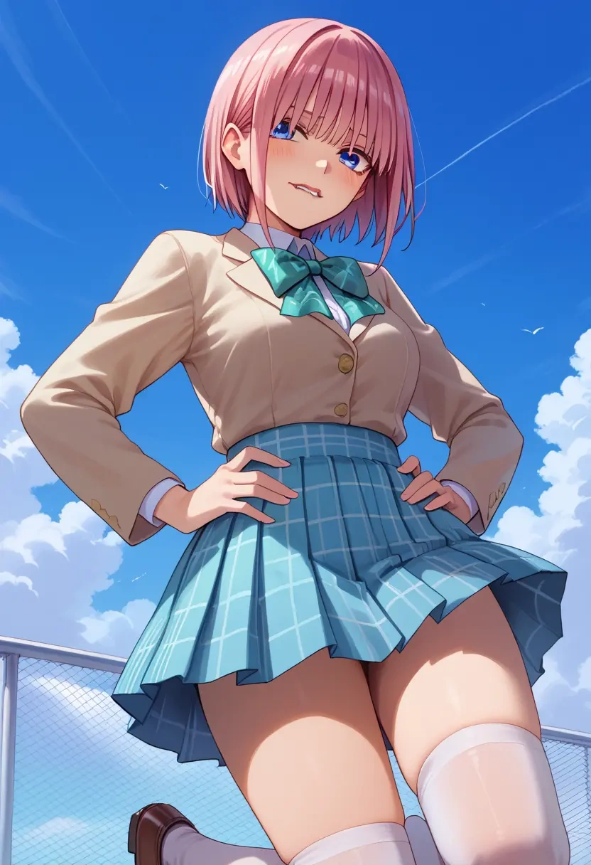 go_toubun_no_hanayome,nakano_ichika,spring,student uniform,blazer  - 