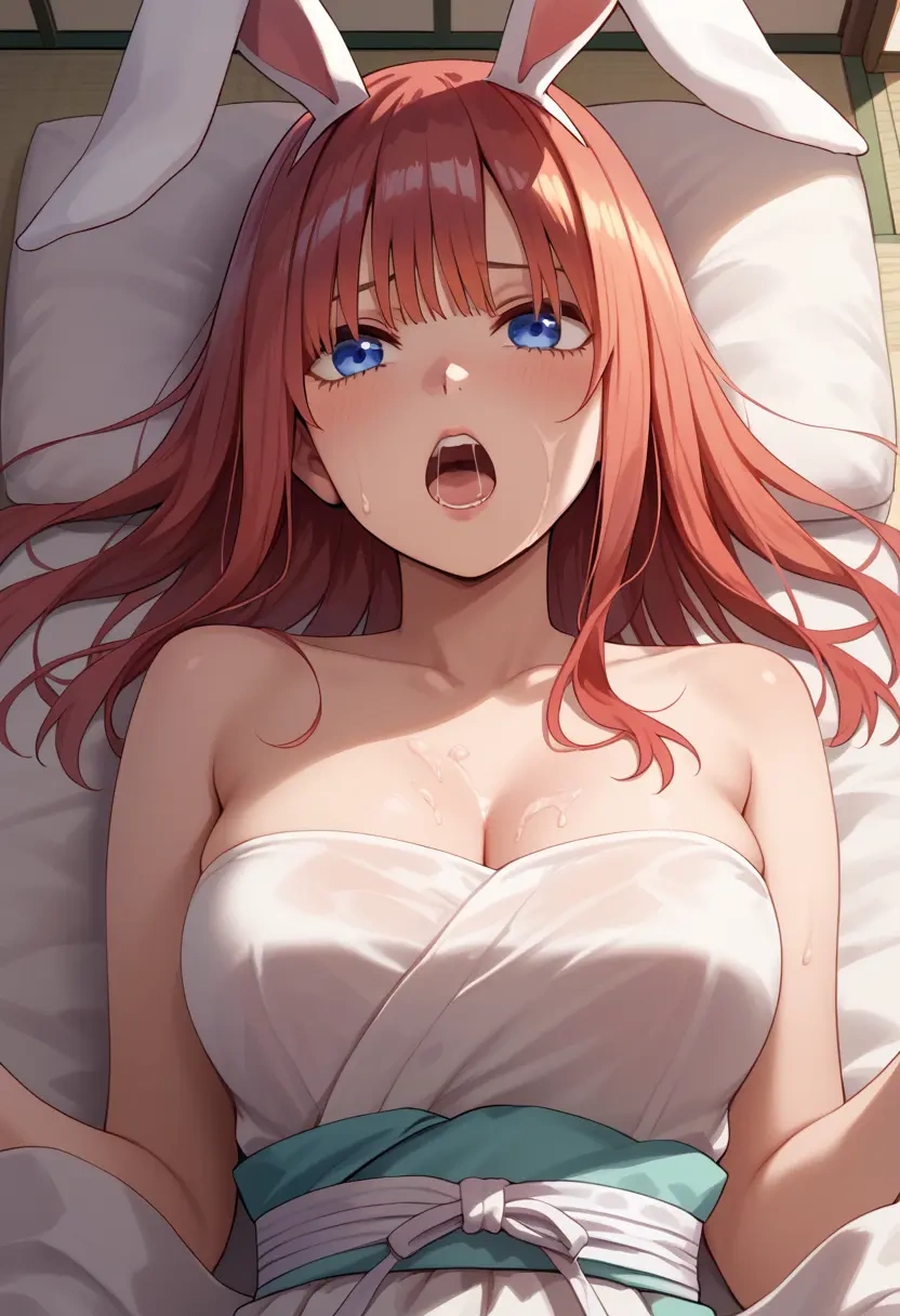 go_toubun_no_hanayome,nakano_itsuki,bunny girl, sexy  - 