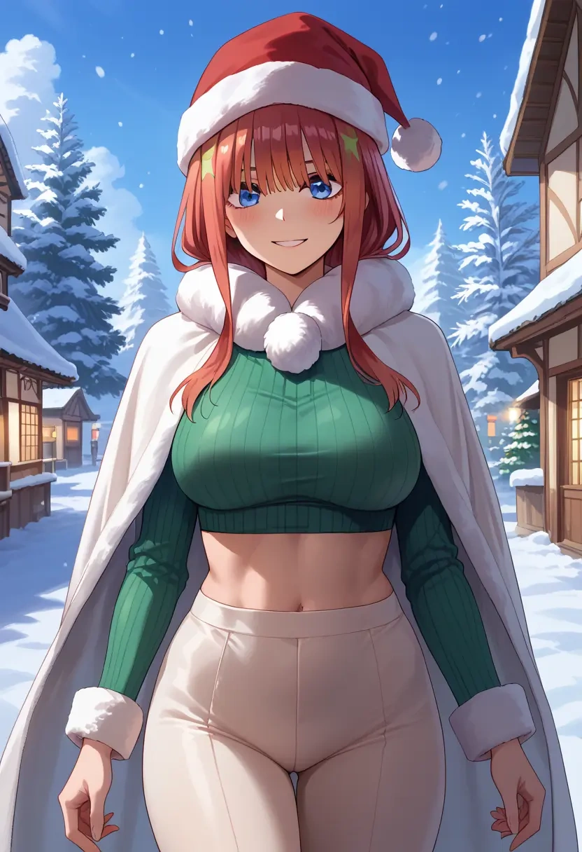 go_toubun_no_hanayome,nakano_itsuki,Christmas,dress  - 