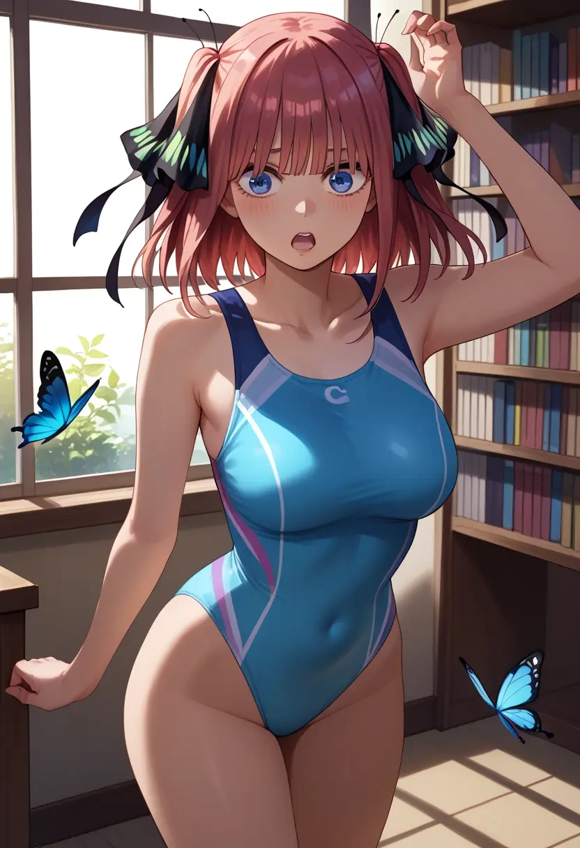 go_toubun_no_hanayome,nakano_nino,swimsuit,sexy  - 