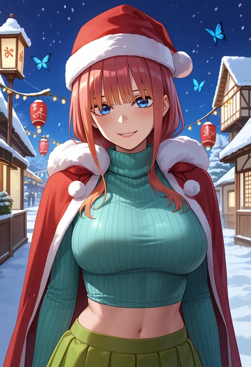 go_toubun_no_hanayome,nakano_nino,Christmas,dress  - 