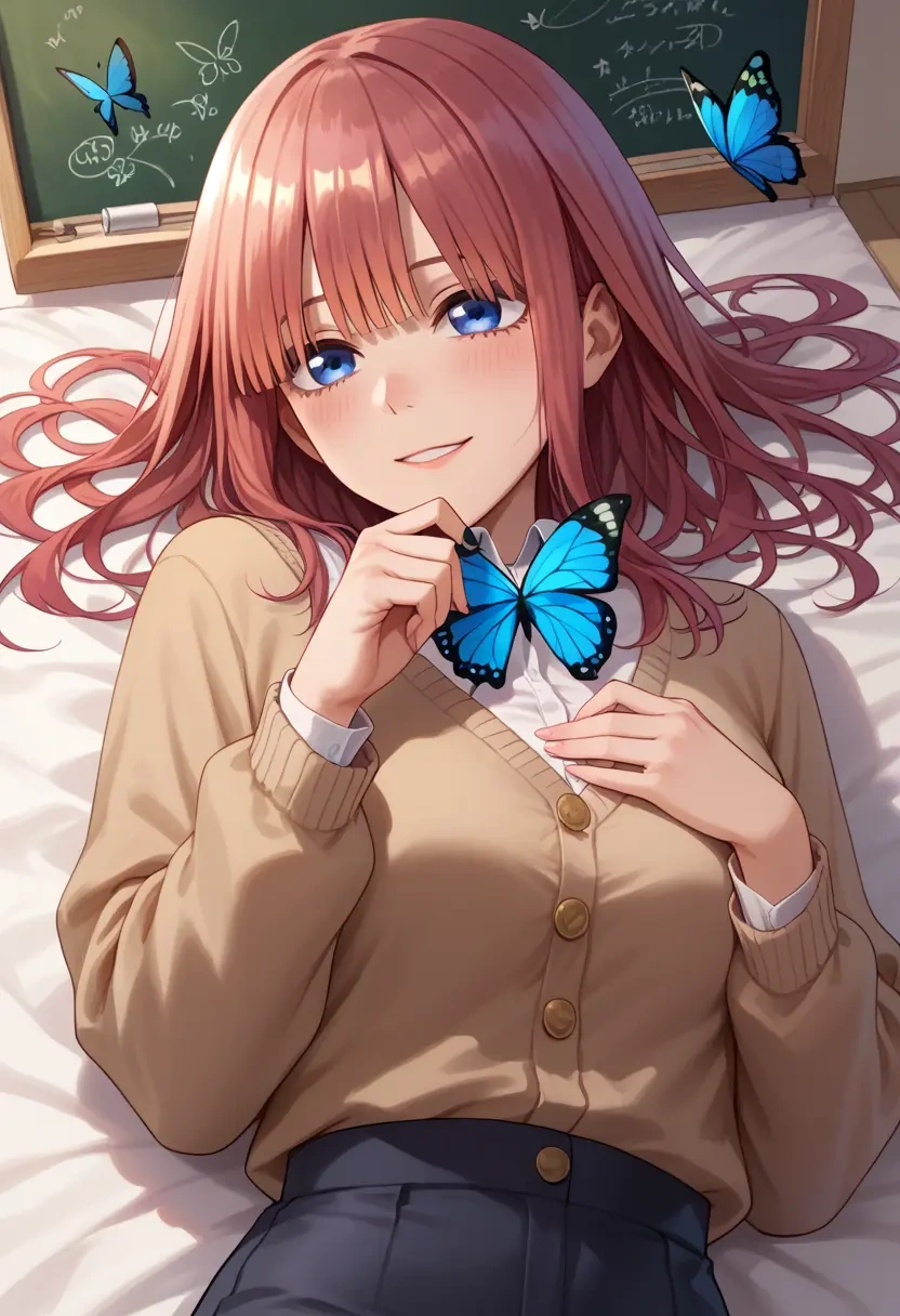 go_toubun_no_hanayome,nakano_nino,teacher, sweater  - 