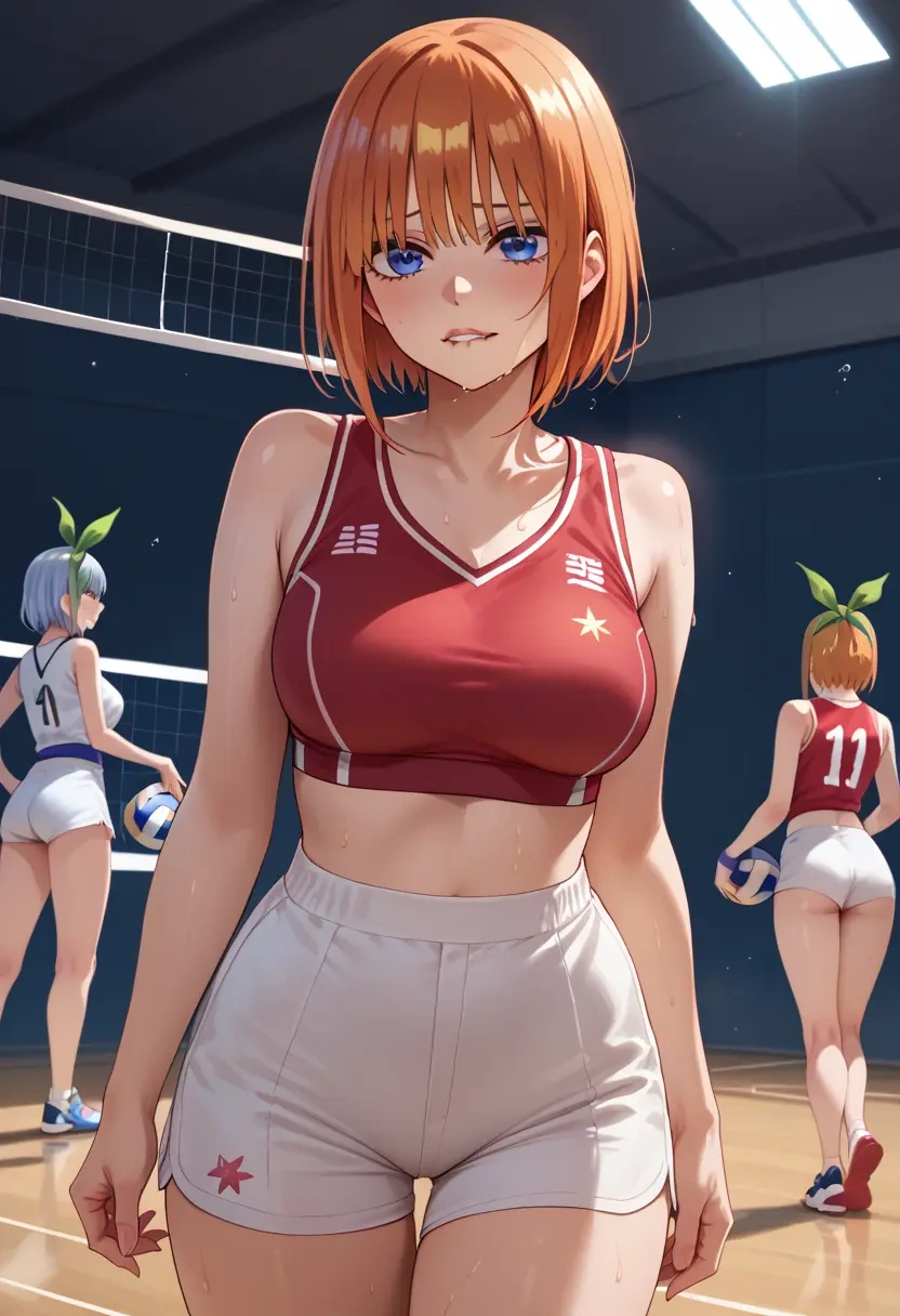 go_toubun_no_hanayome,nakano_yotsuba,volleyball uniform  - 