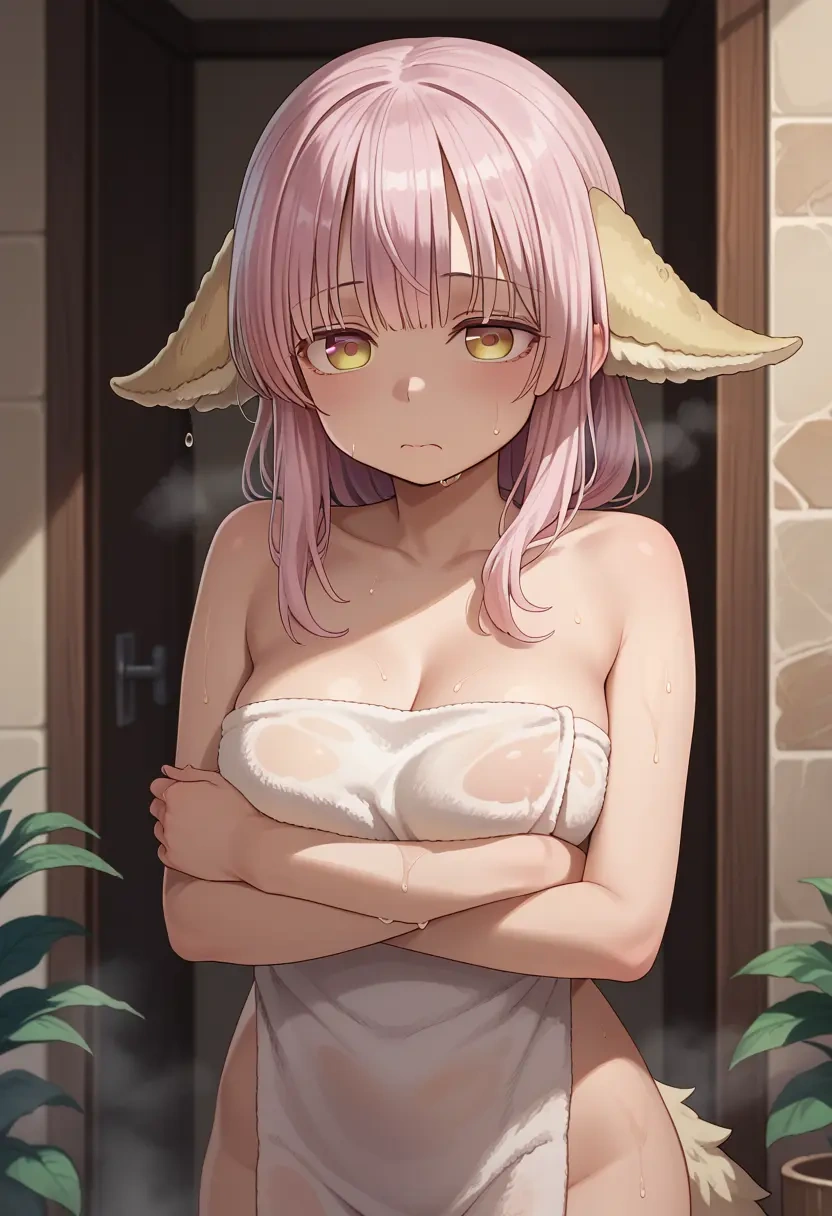 made_in_abyss,nanachi_(made_in_abyss),towel,sexy  - 