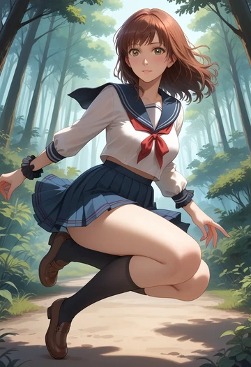 amagami,nanasaki_ai,sailor, uniform  - AI generated anime art