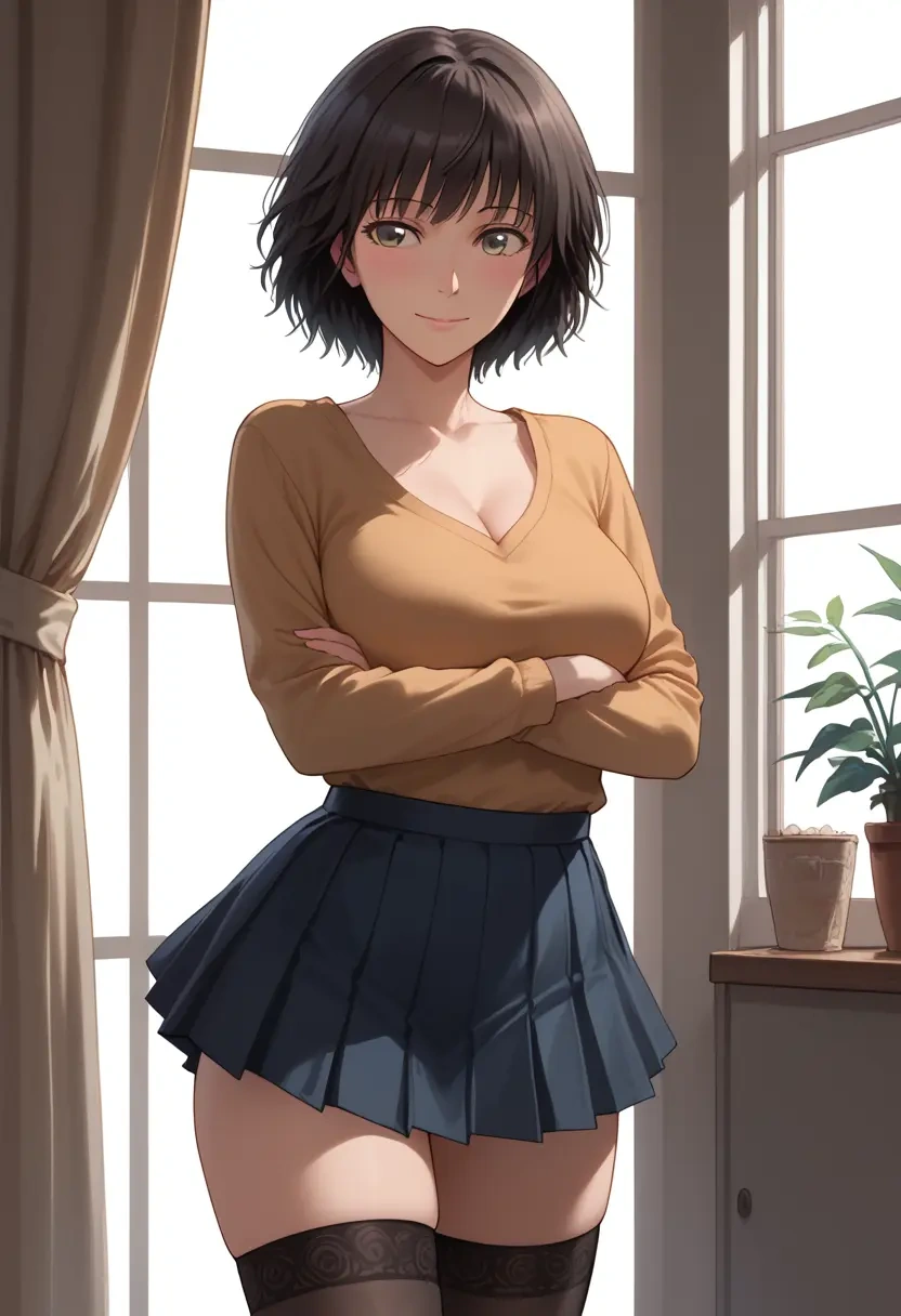 amagami,nanasaki_ai,mini skirt,stockings  - 