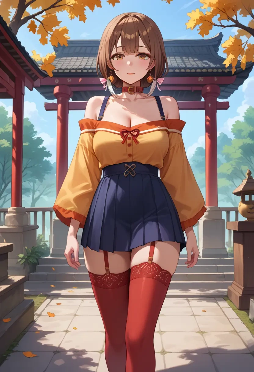 hololive,nanashi_mumei,collar,oversized,Thigh garters  - 