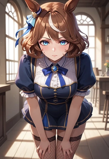 umamusume,narita_taishin_(umamusume),secretary,stockings,sexy, panties  - AI generated anime art