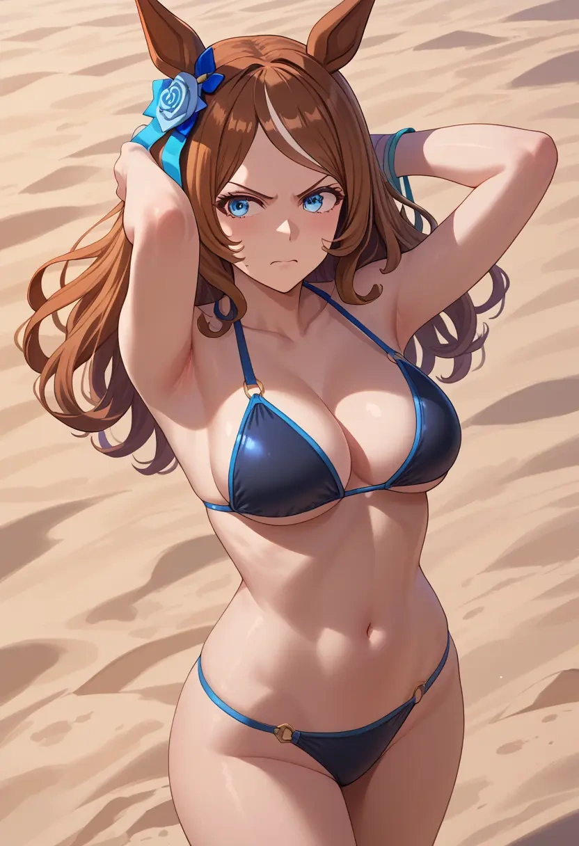 umamusume,narita_taishin_(umamusume),black bikini  - 