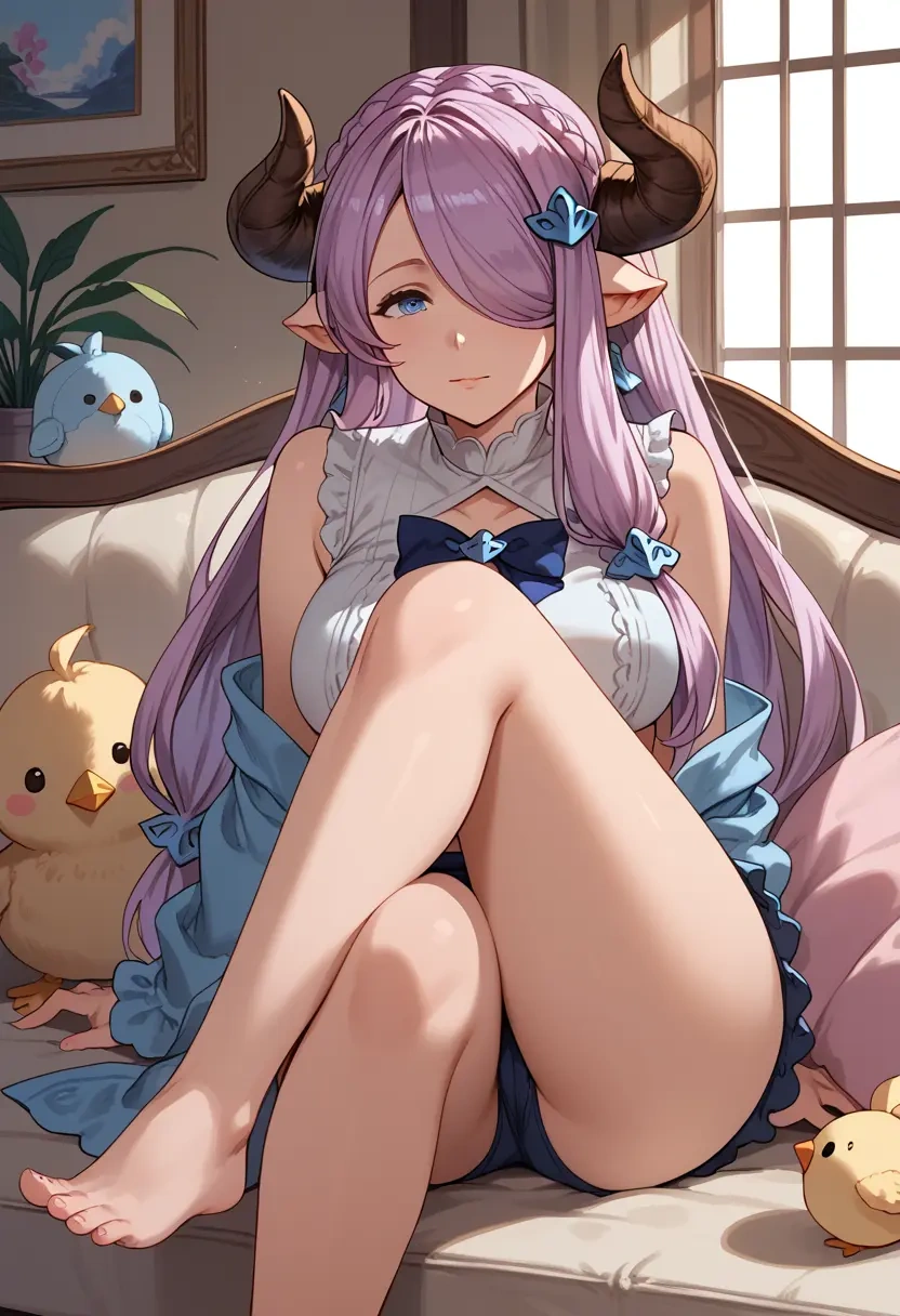 granblue_fantasy,narmaya_(granblue_fantasy),crop top  - 