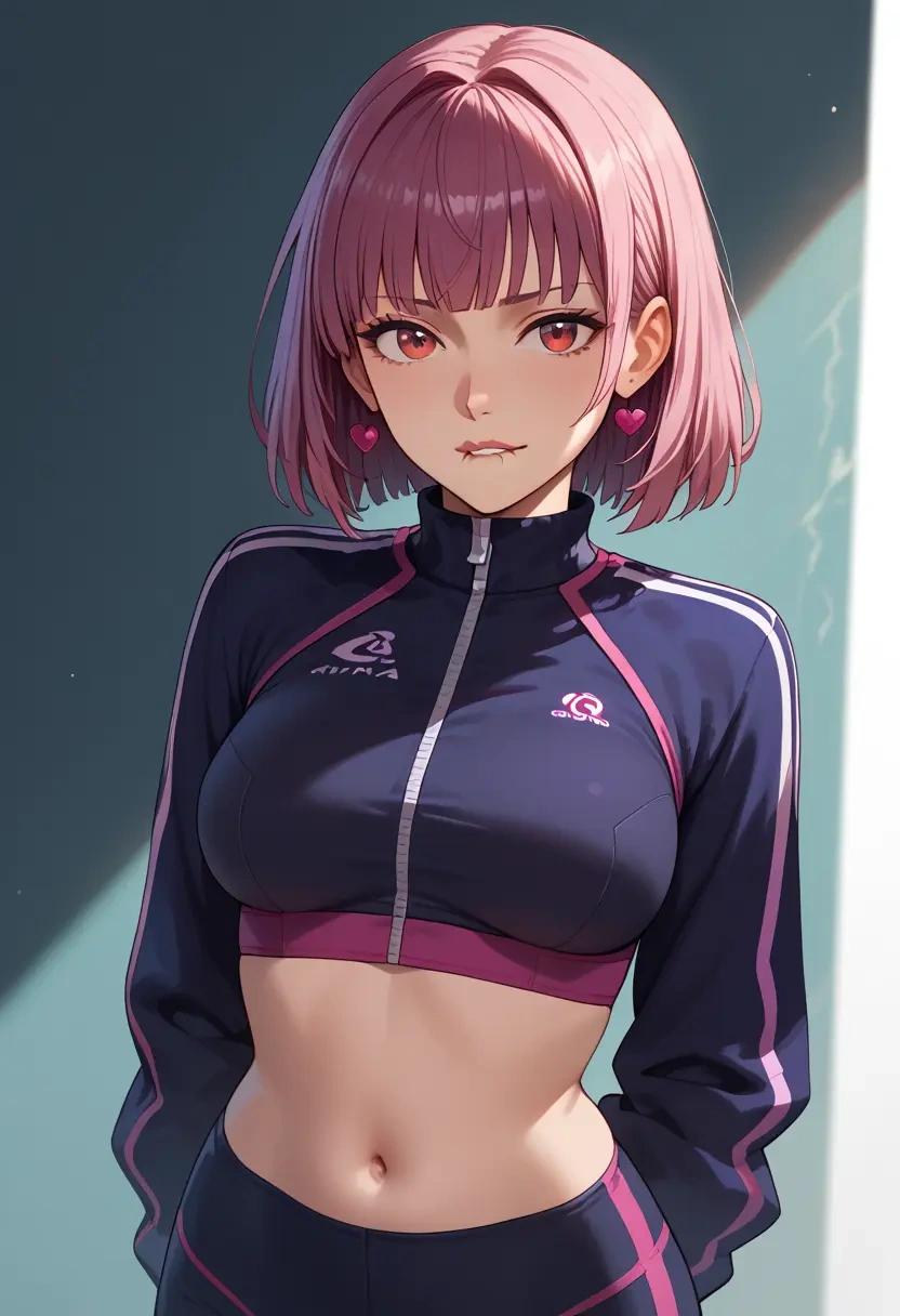 sana_channel,natori_sana,athletic,track suit  - 