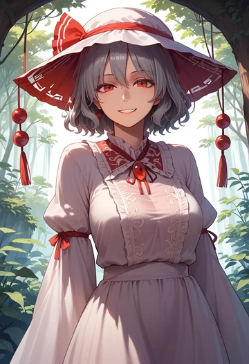 touhou,nazrin,sleeveless top,bike shorts  - AI generated anime art