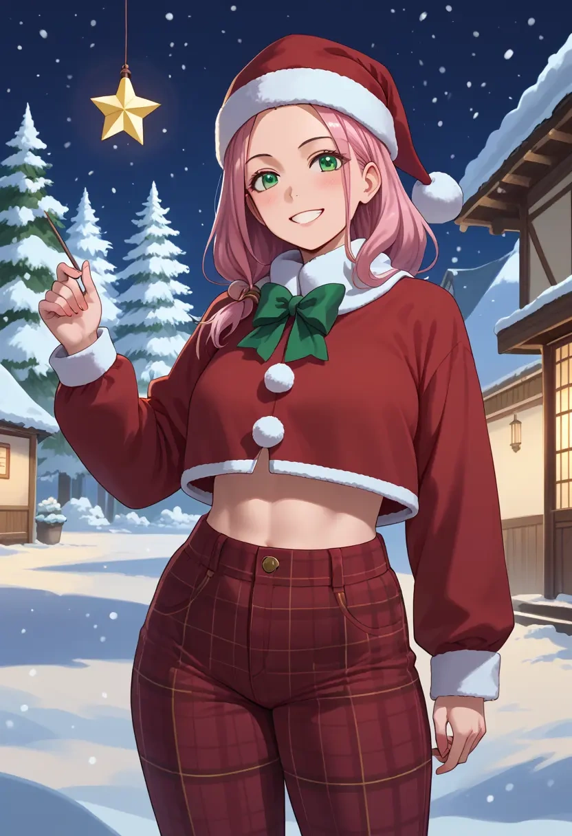 watashi_ga_motenai_no_wa_dou_kangaetemo_omaera_ga_warui,nemoto_hina,Christmas,plaid trousers  - 